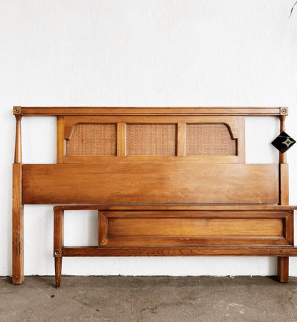 Mid Century Full Size Bed Frame