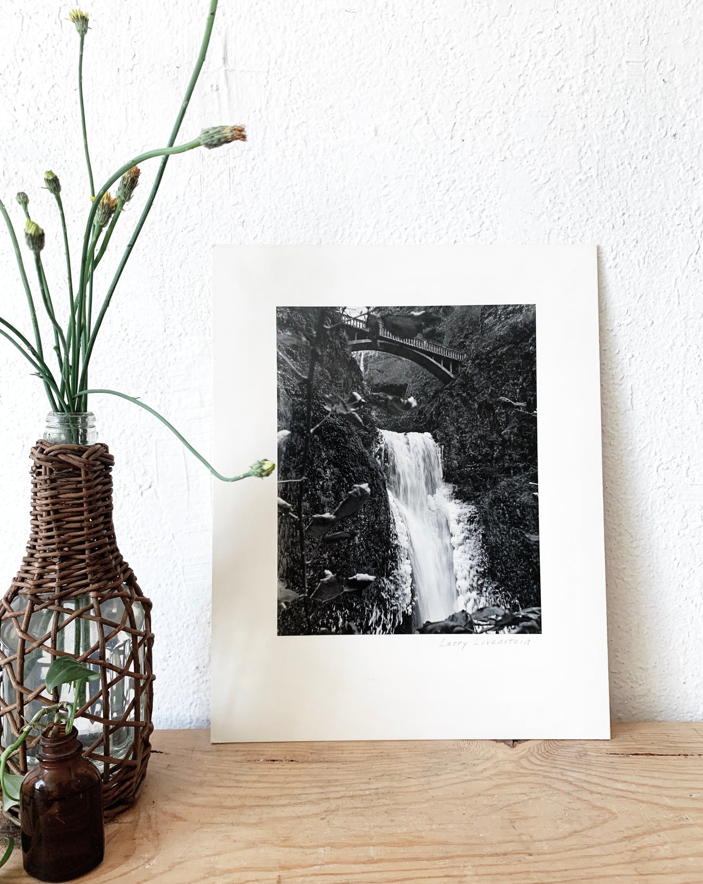 Vintage Mounted Multnomah Falls Film Photo