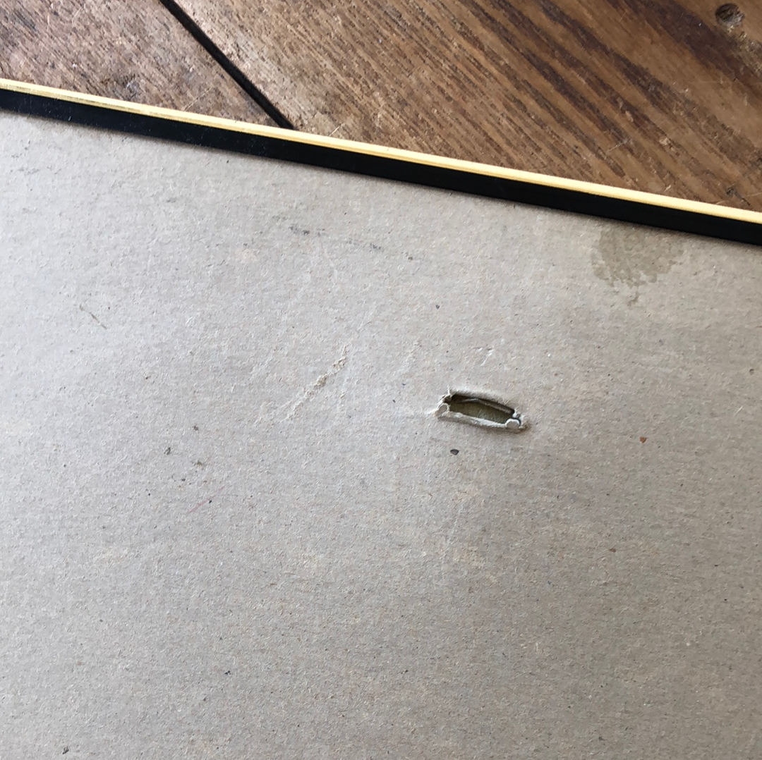 Minimal Brass Mirror