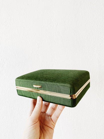 Vintage Silk Jewelry Box
