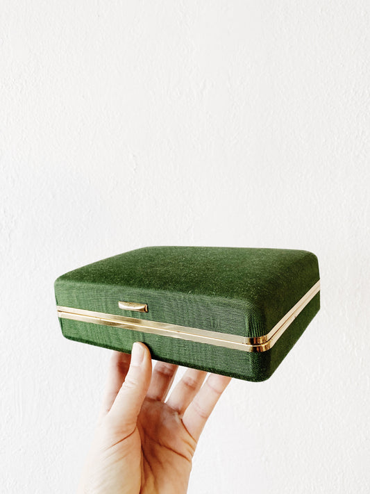 Vintage Silk Jewelry Box