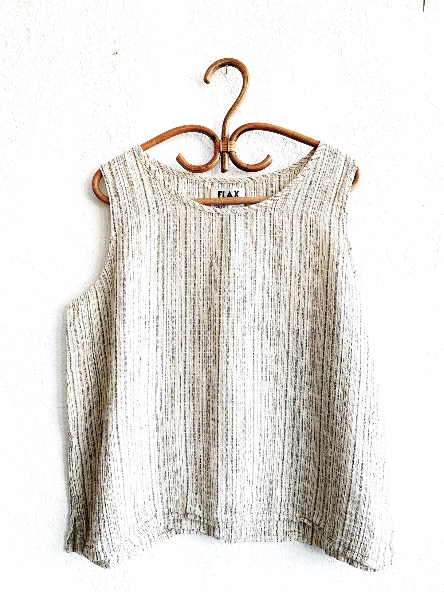 FLAX Boxy Linen Tank