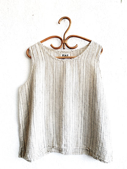 FLAX Boxy Linen Tank