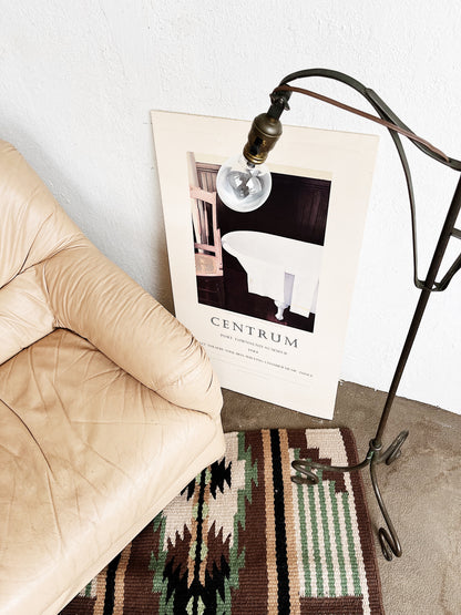 Vintage Leather Swivel Chair