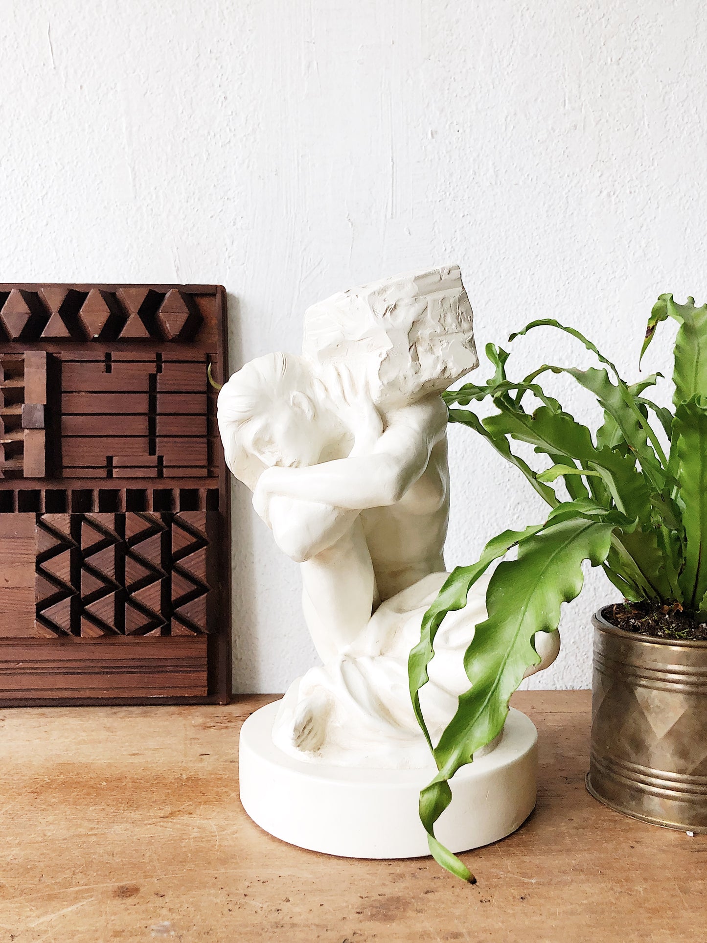 Brutalist Wood Art