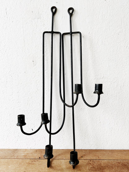 Large Vintage Metal Candelabra