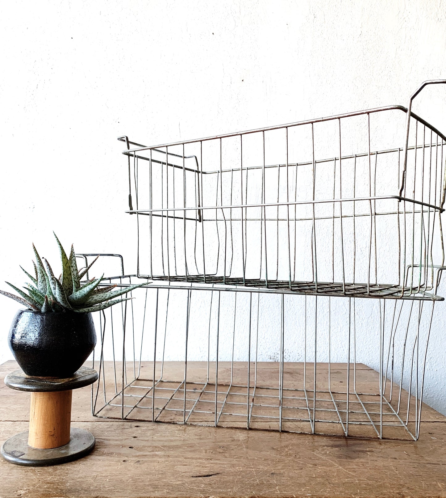Vintage Wire Basket