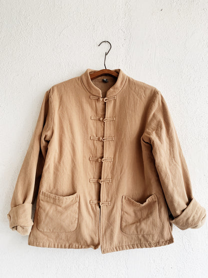Cotton Fleece Lined Cheongsam Jacket