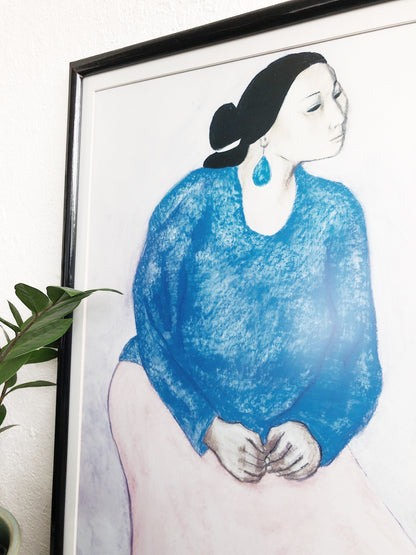 Vintage Signed RC Gorman Litho