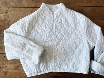 Vintage Cropped Quilted Bolero Jacket