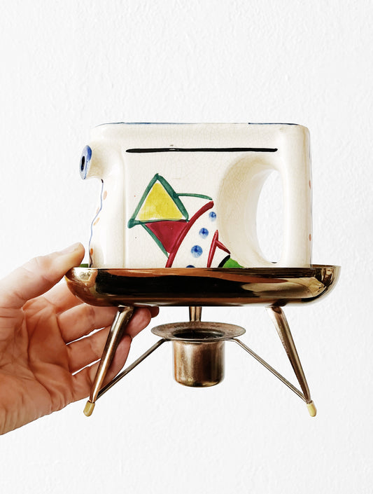 Mid Century Japanese Teapot and Stand