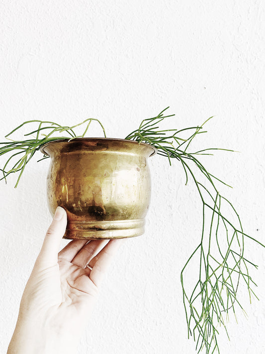 Vintage Brass Pot
