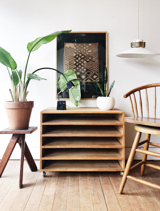 Vintage Handmade Flat File