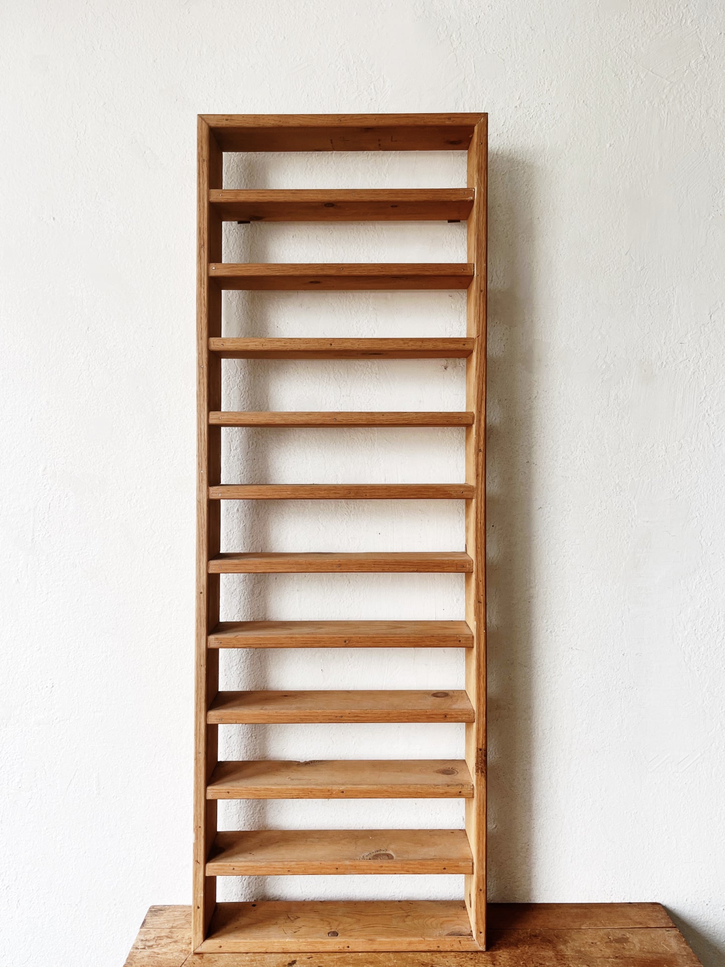 Large Hand Built Wood Shelf