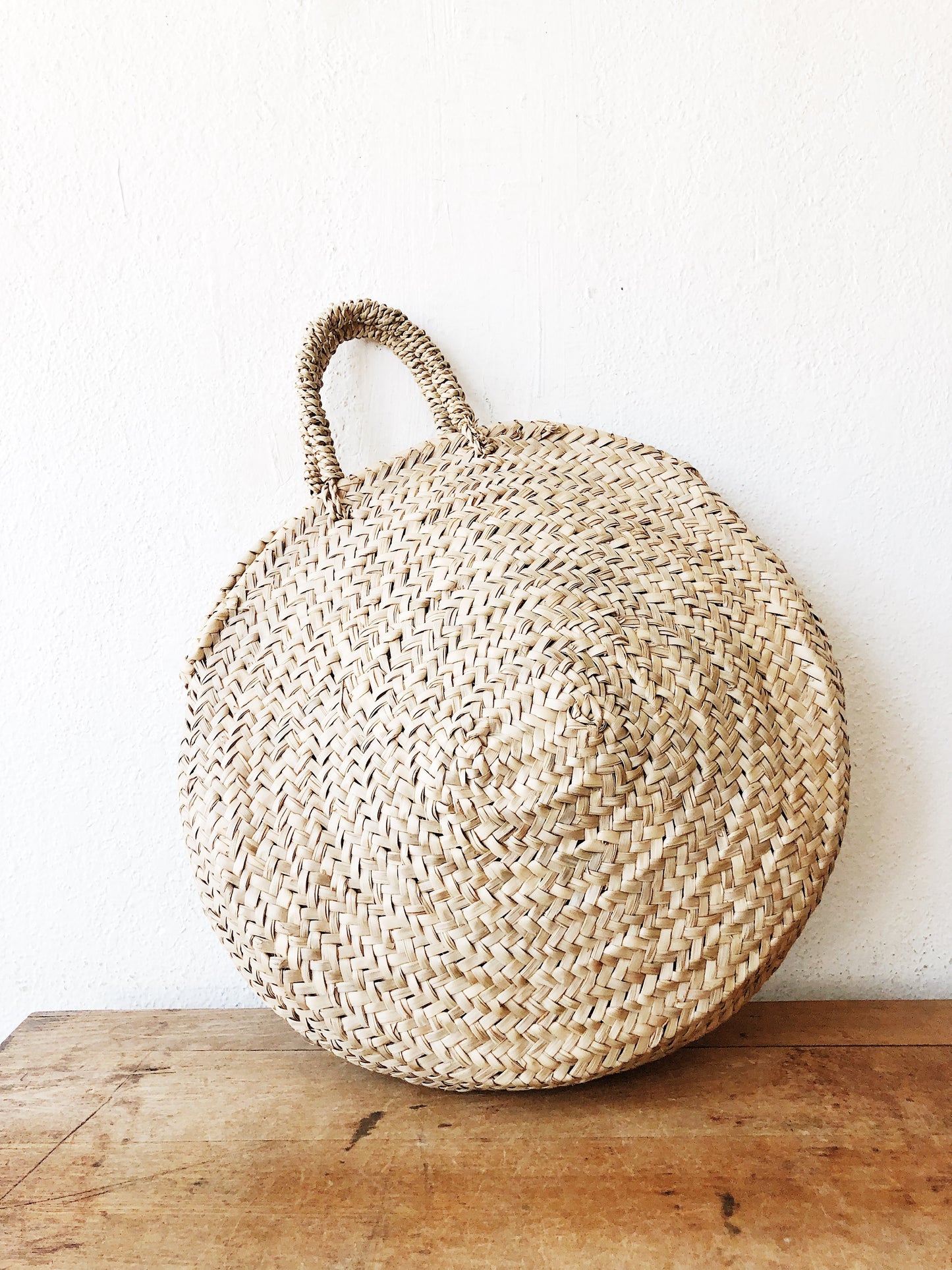 Woven Circular Tote