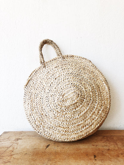 Woven Circular Tote