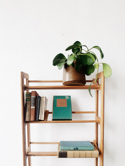 Vintage Wood Book Rack