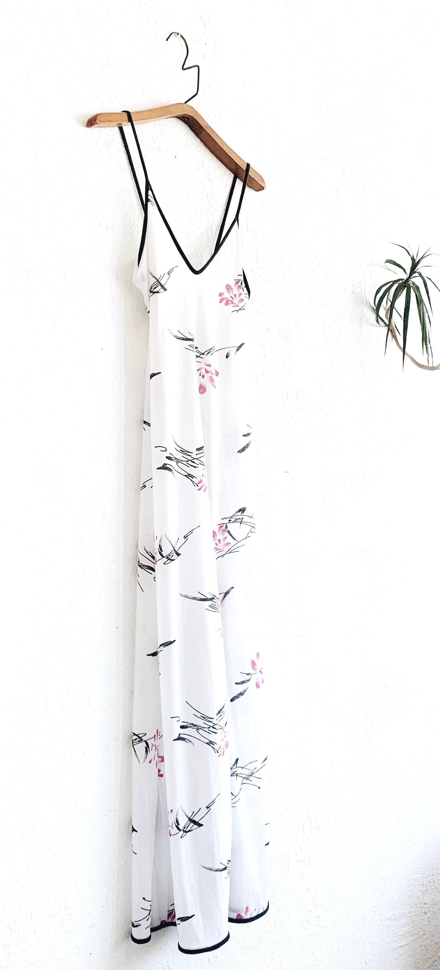 1970’s Long Dress with Spaghetti Straps