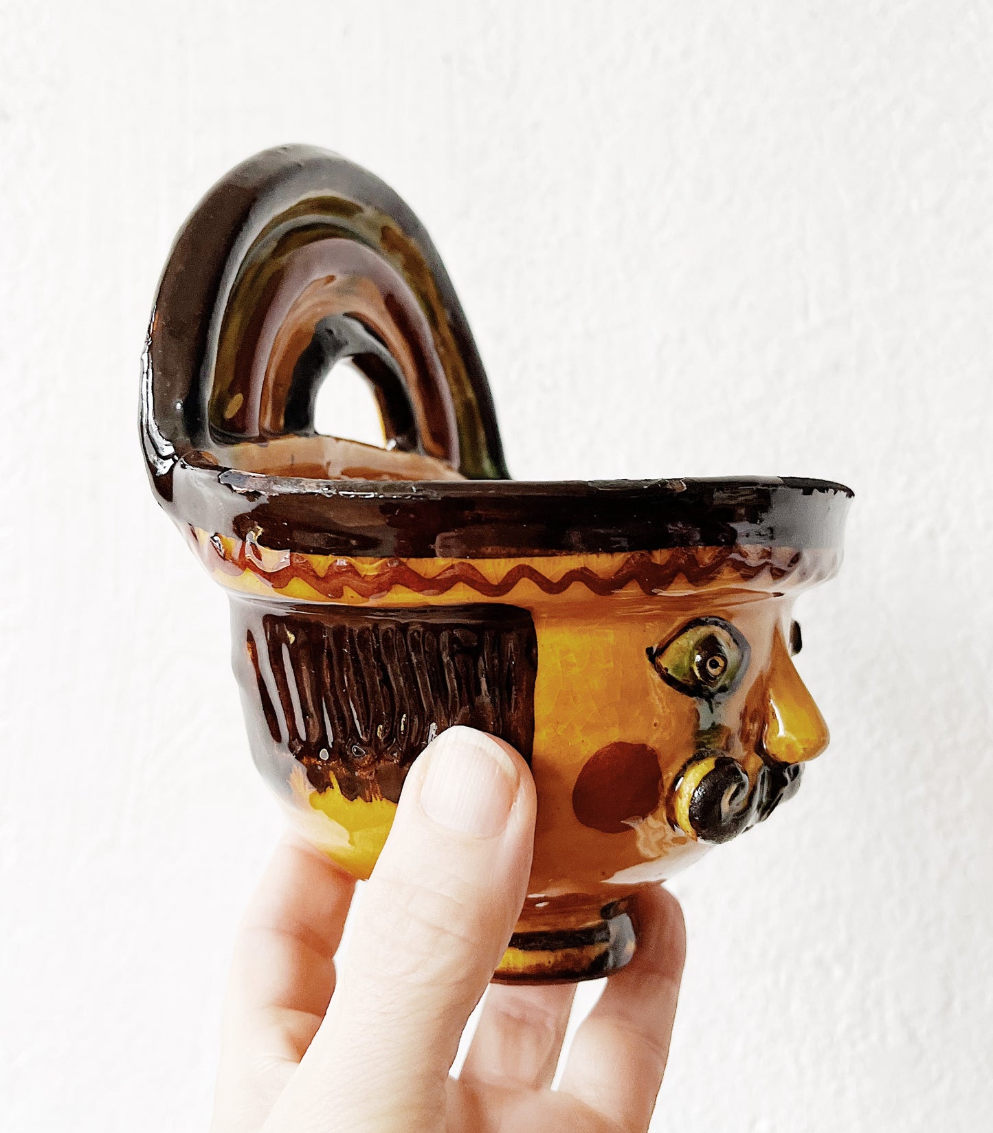 Vintage Pottery Salt Crock