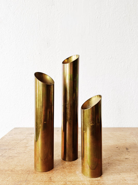 Vintage Modernist Candlestick Set