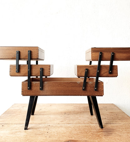 Mid Century Sewing/ Storage Caddy