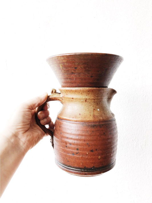 Handmade Vintage Pour Over Pitcher