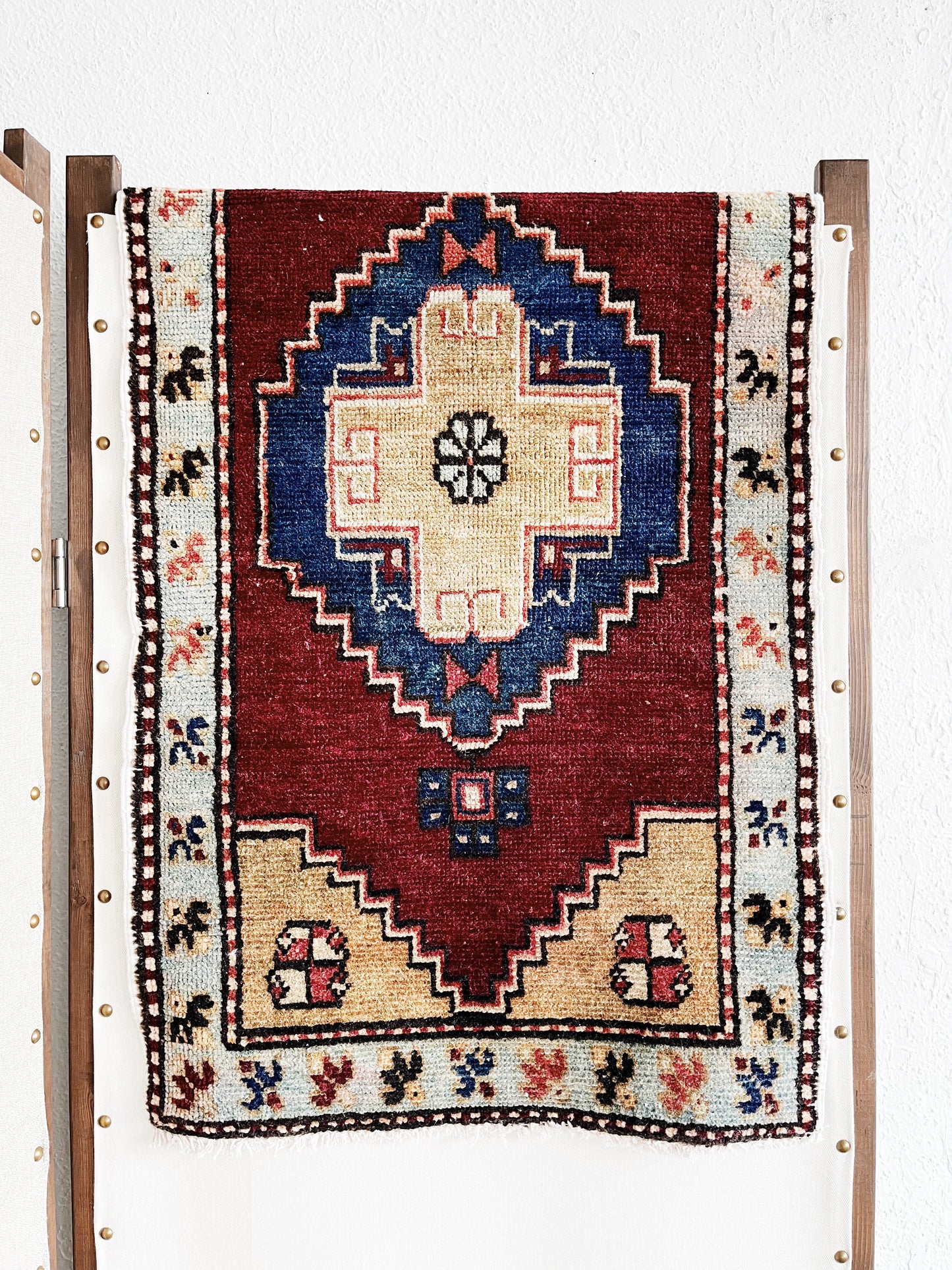 Vintage Turkish Mini Rug