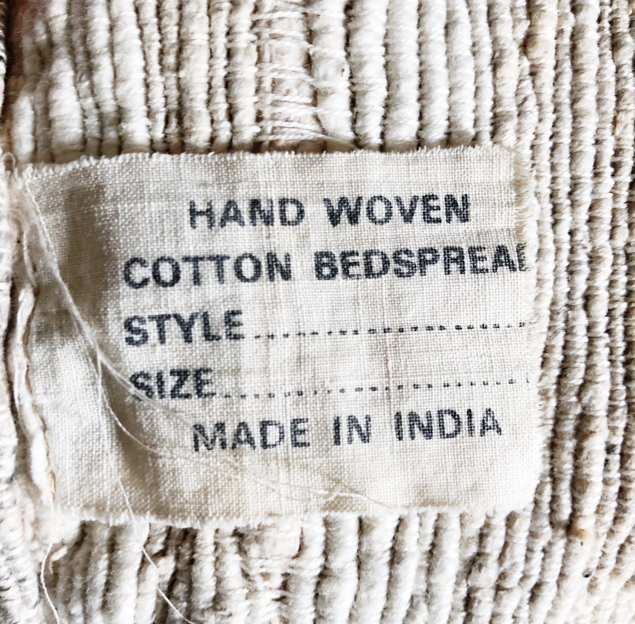 Indian Cotton Spread and Pillows Set