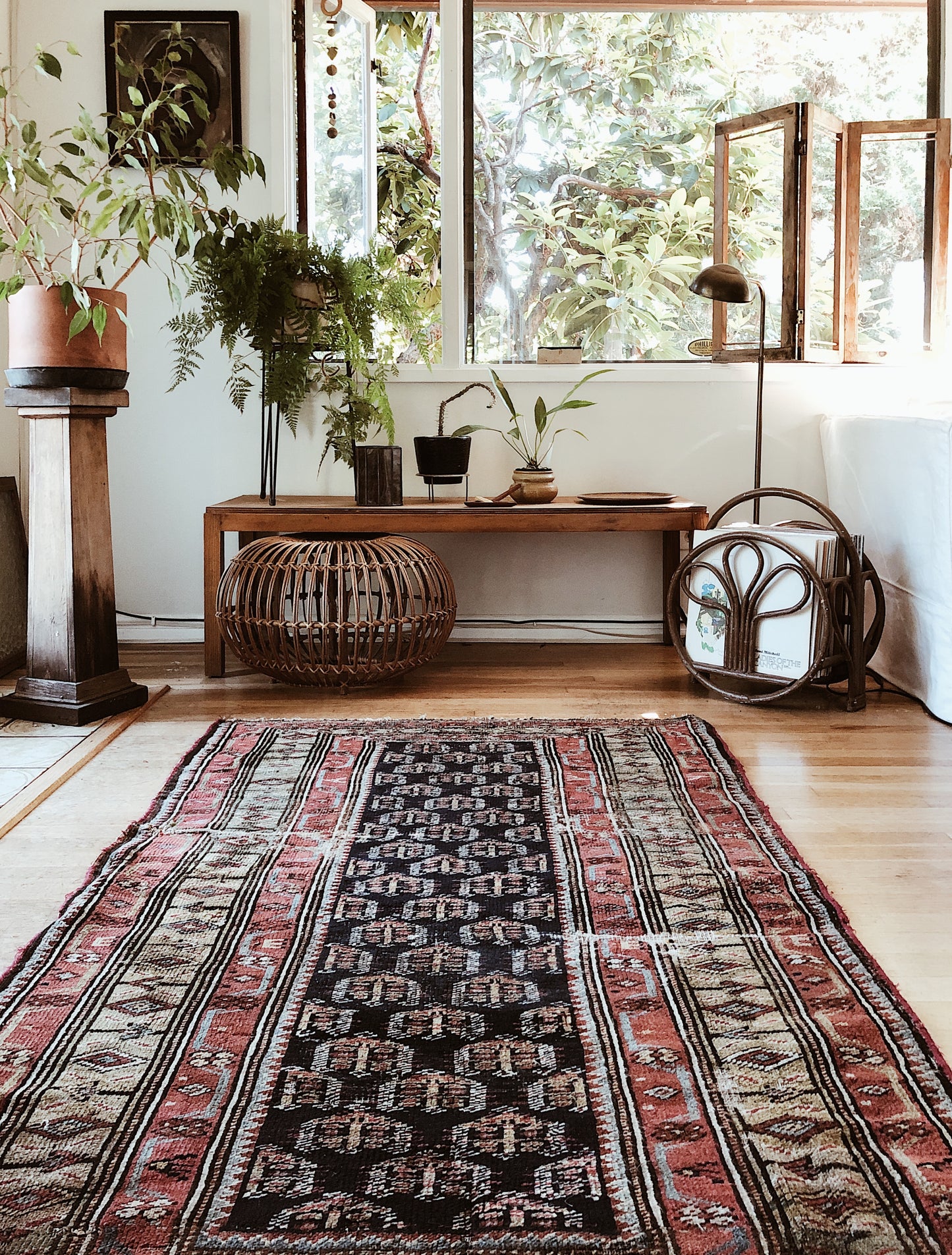 Vintage Wool Kilim Rug