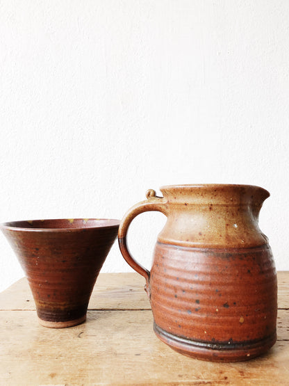 Handmade Vintage Pour Over Pitcher