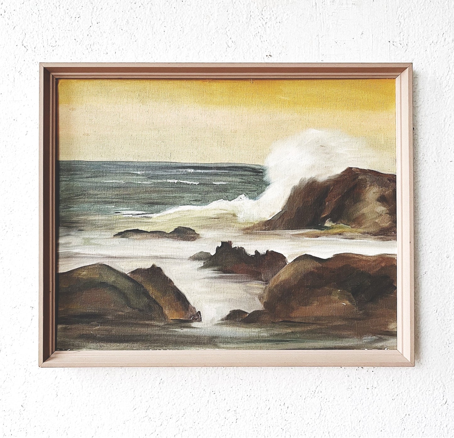 Vintage Oceanscape Painting