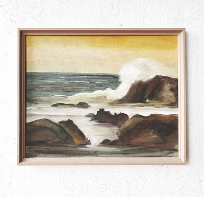 Vintage Oceanscape Painting