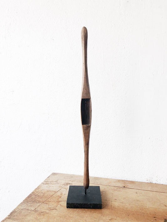 Primitive Wood Weaving Sculpture