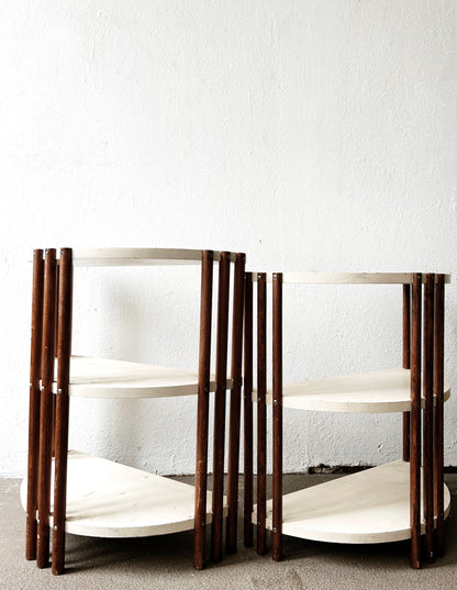 Art Deco Half Round Tables