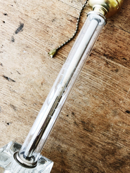 1920s Cut Glass Lamp