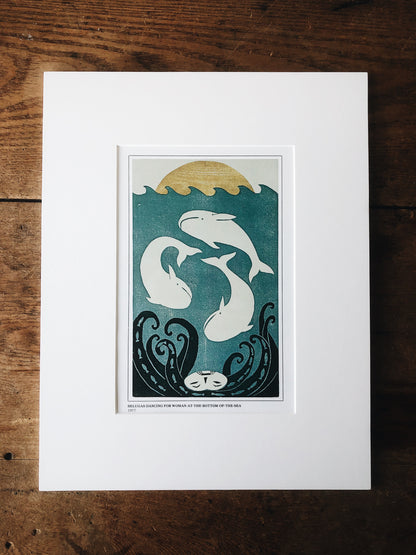 Vintage Dale Ormond Block Print