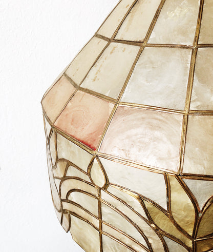 Vintage Capiz Lampshade