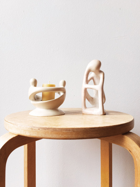 Vintage Soapstone Statues