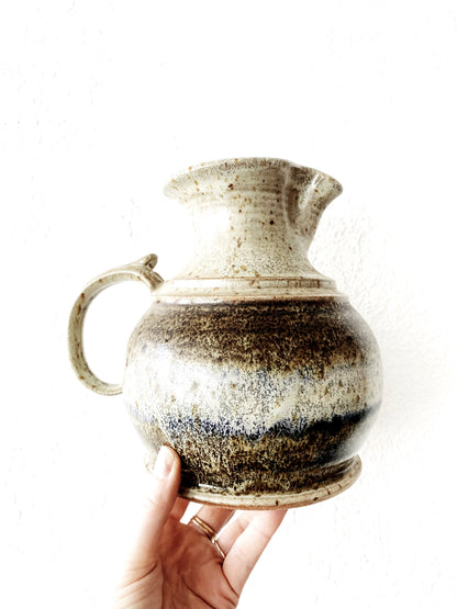 Vintage Stoneware Pitcher