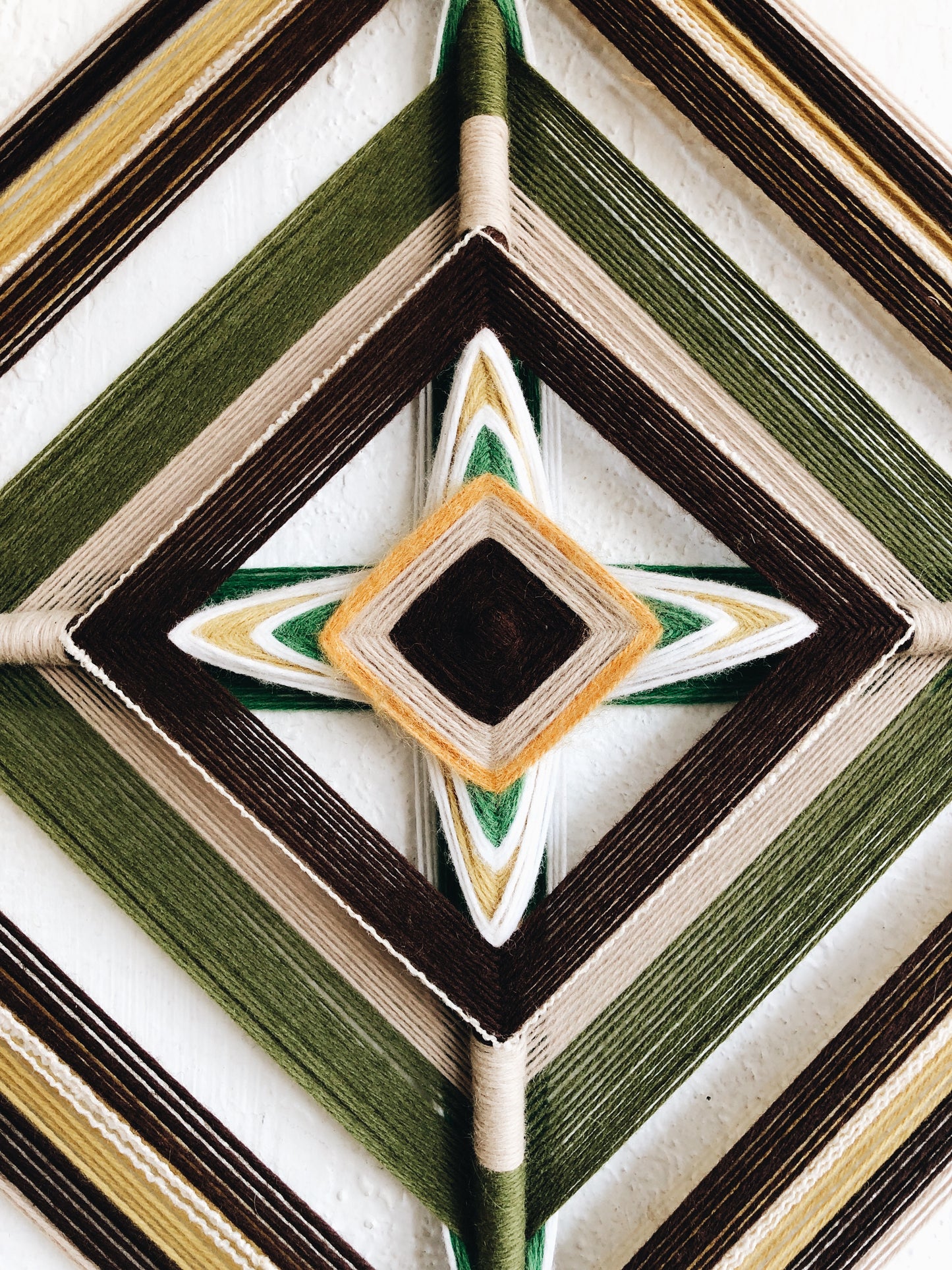 Handmade Wool God’s Eye Weaving