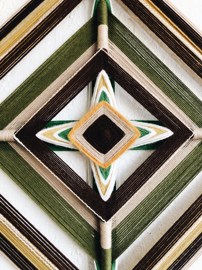 Handmade Wool God’s Eye Weaving