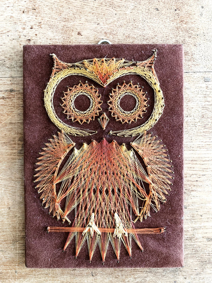 Vintage Owl String Art