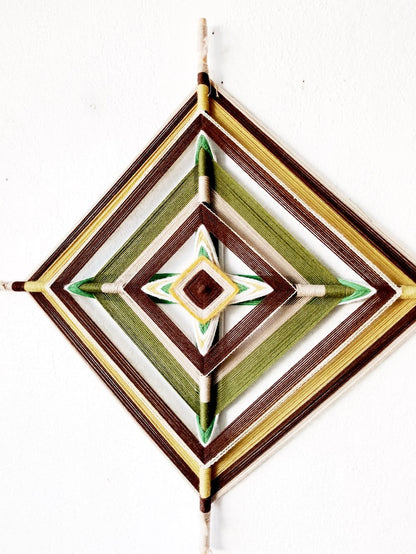 Handmade Wool God’s Eye Weaving