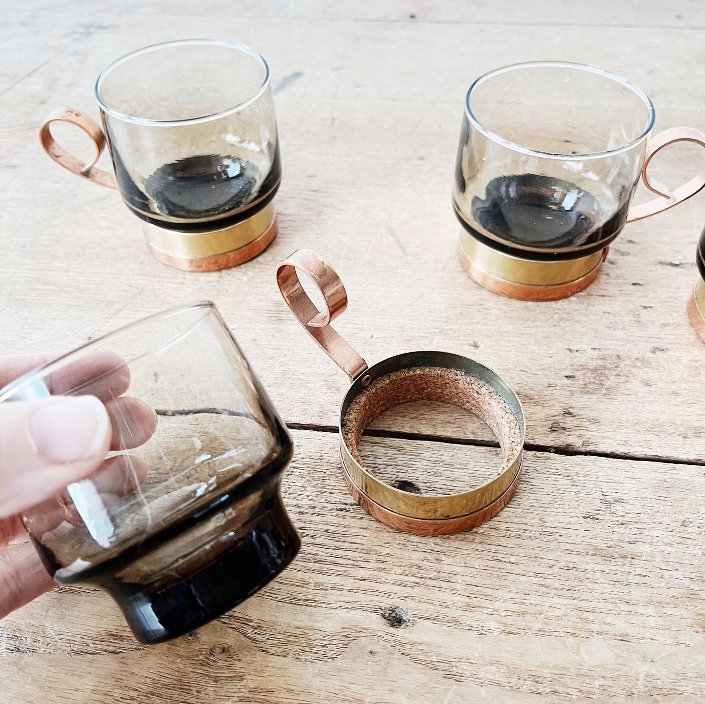 Vintage Turkish Cups and Holders