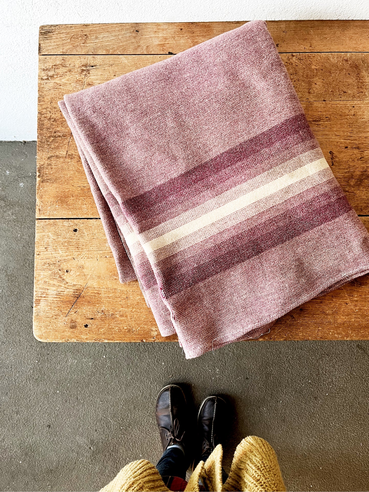 Vintage Wool Camp Blanket