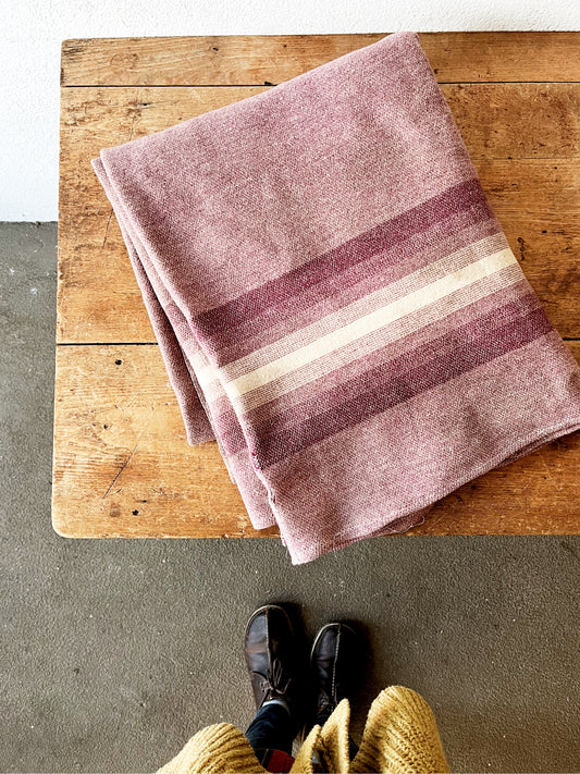 Vintage Wool Camp Blanket