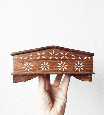 Vintage Jewelry Box with Inlay