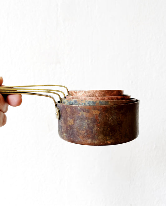 Vintage Copper Measuring Cups