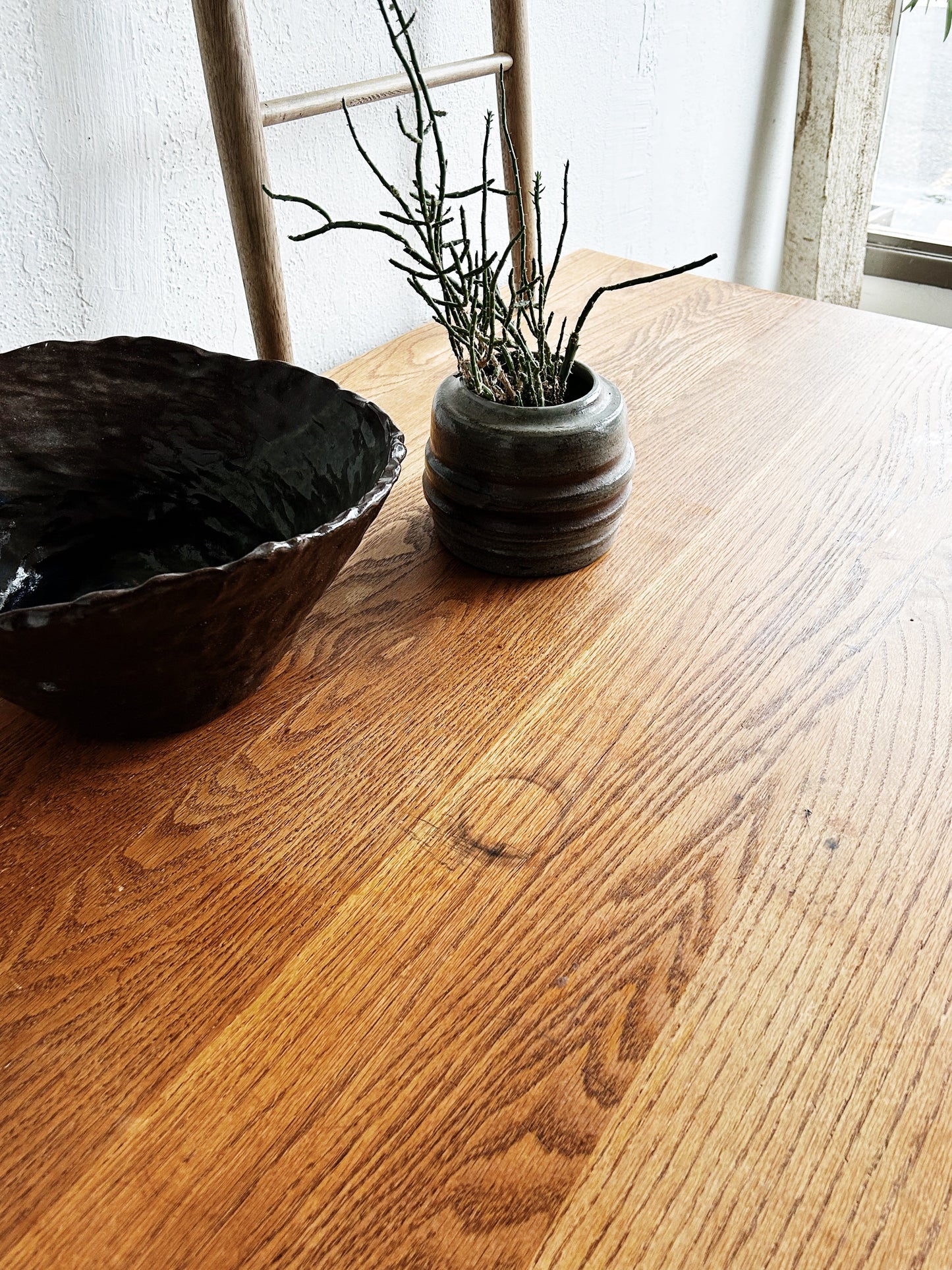Vintage Oak Farmhouse Table
