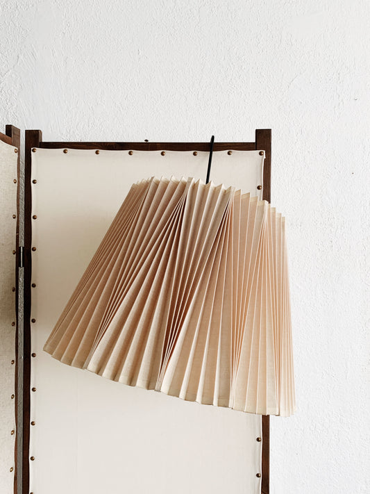 Large Vintage Stiffel Empire Style Pleated Shade / Pendant